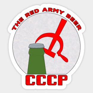 The Red Army Beer Sticker